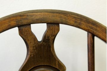 アンティーク家具　アンティーク　アーコールスティックバックチェア2脚セット(椅子)(シスルバックチェア)
