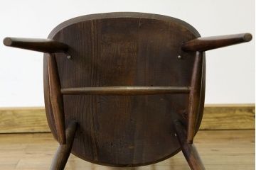 アンティーク家具　アンティーク　アーコールスティックバックチェア2脚セット(椅子)(シスルバックチェア)