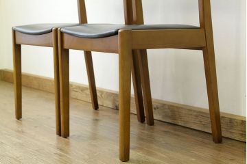 ヴィンテージ家具　北欧ビンテージ　ダイニングチェア2脚セット(椅子、イス、チェア)
