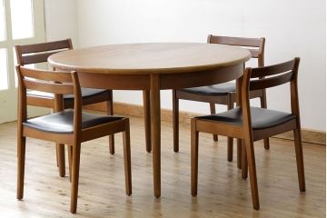 ヴィンテージ家具　北欧ビンテージ　ダイニングチェア2脚セット(椅子、イス、チェア)