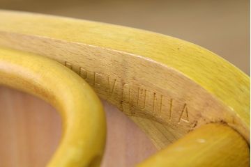 アンティーク家具　アンティーク　DREVOUNIA社　小ぶりでおしゃれなベントウッドチェア2脚セット(トーネットチェア)