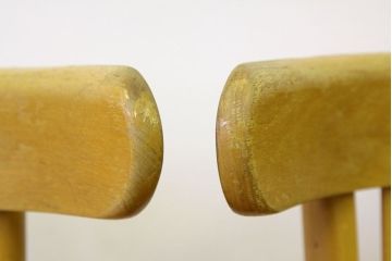 アンティーク家具　 アンティーク　DREVOUNIA社　小ぶりでおしゃれなベントウッドチェア2脚セット(トーネットチェア)(2)