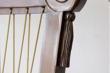ヴィンテージ家具　イギリスビンテージ　1980年頃無垢材ダイニングチェア2脚セット