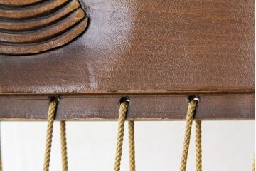 ヴィンテージ家具　イギリスビンテージ　1980年頃無垢材ダイニングチェア2脚セット