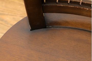 ヴィンテージ家具　イギリスビンテージ　1980年頃無垢材ダイニングチェア2脚セット