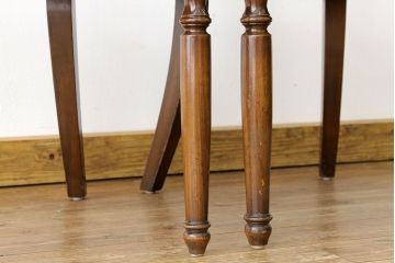 ヴィンテージ家具　イギリスビンテージ　1980年頃無垢材ダイニングチェア2脚セット