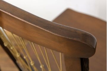 ヴィンテージ家具　イギリスビンテージ　1980年頃無垢材ダイニングチェア2脚セット