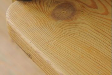 ヴィンテージ家具　イギリスビンテージ　パイン材チャーチベンチ(教会長椅子)