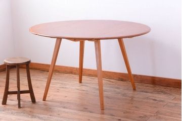 アンティーク家具　イギリスERCOL(アーコール)　ウィンザーシリーズ　ドロップリーフテーブル(バタフライテーブル)(3)