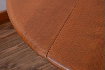 アンティーク家具　イギリスERCOL(アーコール)　ウィンザーシリーズ　ドロップリーフテーブル(バタフライテーブル)(3)
