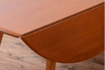 アンティーク家具　イギリスERCOL(アーコール)　ウィンザーシリーズ　ドロップリーフテーブル(バタフライテーブル)(3)