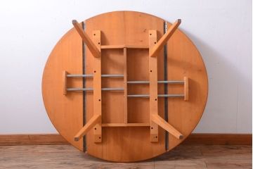 アンティーク家具　イギリスERCOL(アーコール)　ウィンザーシリーズ　ドロップリーフテーブル(バタフライテーブル)(3)