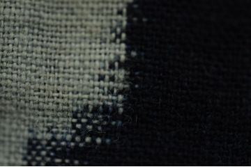 アンティーク雑貨　○古い木綿着物　5点(絣古布材料)