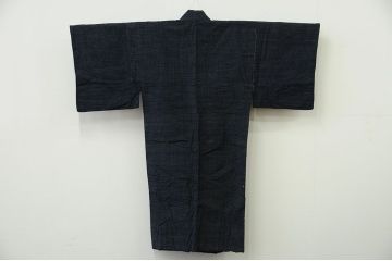 アンティーク雑貨　○古い木綿着物　3点(絣古布材料)