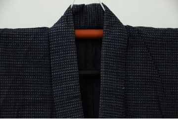 アンティーク雑貨　○古い木綿着物　3点(絣古布材料)
