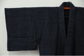 アンティーク雑貨　○古い木綿着物　3点(絣古布材料)