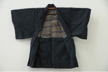 アンティーク雑貨　○古い木綿着物　3点(絣古布材料)