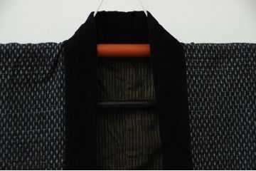 アンティーク雑貨　○古い木綿着物　3点(絣古布材料)