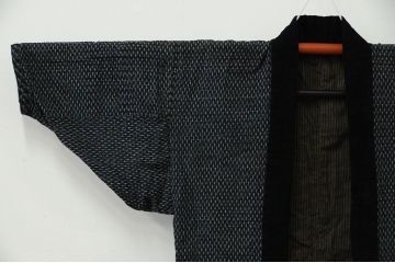 アンティーク雑貨　○古い木綿着物　3点(絣古布材料)
