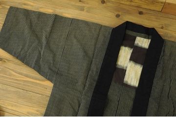 アンティーク家具　○古い木綿着物　4点(絣古布材料)