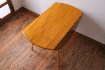 アンティーク家具　イギリスERCOL(アーコール)　ウィンザーシリーズ　ドロップリーフテーブル(バタフライテーブル)(2)