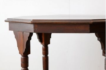 アンティーク家具　イギリスアンティーク　オクタゴンカフェテーブル(コーヒーテーブル)