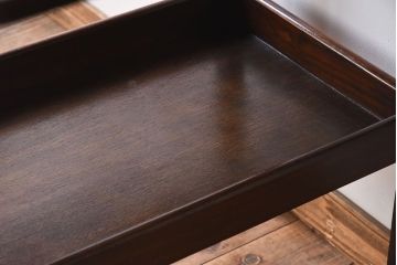 アンティーク家具　バタフライサイドテーブル　ウォールナット材製　イギリスアンティーク