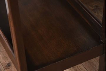 アンティーク家具　バタフライサイドテーブル　ウォールナット材製　イギリスアンティーク