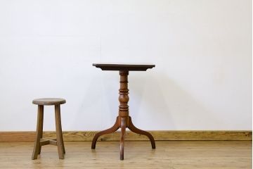 アンティーク家具　イギリスアンティーク マホガニー チルトアップコーヒーテーブル・カフェテーブル