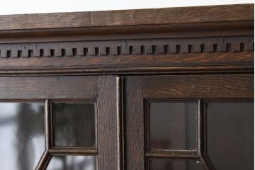 アンティーク家具　イギリスアンティーク ブックケース・ガラスショーケース・キャビネット(本箱)