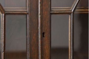 アンティーク家具　イギリスアンティーク ブックケース・ガラスショーケース・キャビネット(本箱)