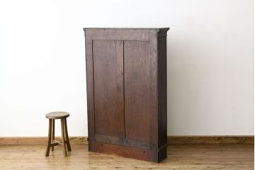 アンティーク家具　イギリスアンティーク ブックケース・ガラスショーケース・キャビネット(本箱)