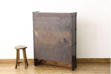 アンティーク家具　イギリスアンティーク スタッキングブックケース KenricEfferson(本箱)
