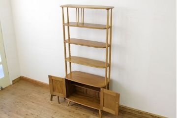 アンティーク家具　イギリス　アーコールERCOLルームディバイダー(飾り棚)