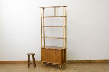 アンティーク家具　イギリス　アーコールERCOLルームディバイダー(飾り棚)