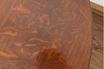 アンティーク家具　イギリスアンティーク　オーク材!ゲートレッグテーブル(バタフライテーブル)