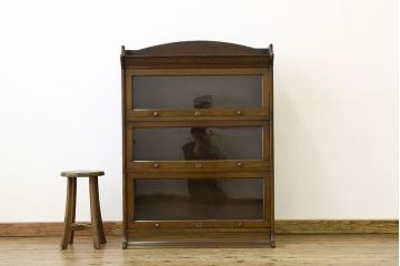 アンティーク家具　イギリスアンティーク　スタッキングブックケースTHE LEBUS本箱