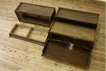 アンティーク家具　イギリスアンティーク　スタッキングブックケースTHE LEBUS本箱
