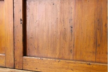 すりガラスと銀モールガラス入り格子戸4枚セット(引き戸・ガラス戸)