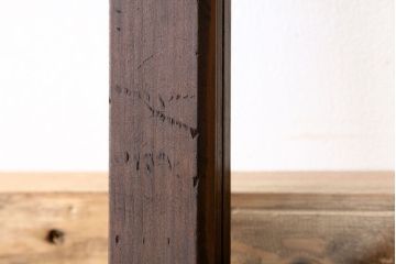 古い木の小さなガラス戸1枚(引き戸)