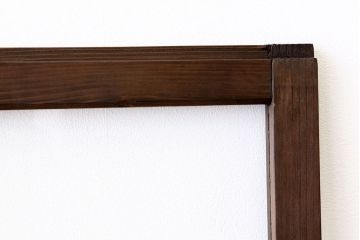 古い木の小さなガラス戸1枚(引き戸)
