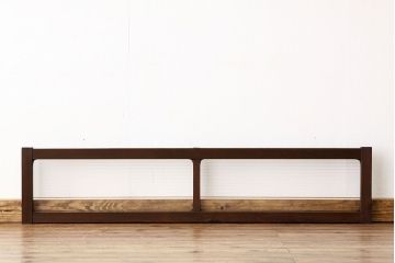 アンティーク　古い木のシンプルなモールガラス明り取り(窓)