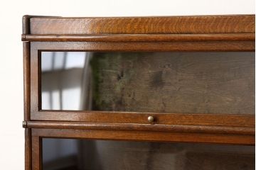 アンティーク家具　イギリスアンティーク　オーク材のスタッキングブックケース(本箱)