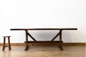 中古　柏木工ウィルダネス特大ダイニングテーブル(定価24万円)