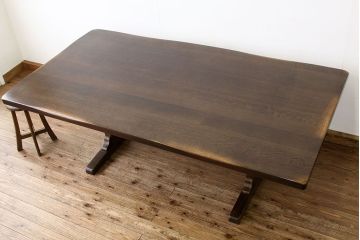 中古　柏木工ウィルダネス特大ダイニングテーブル(定価24万円)
