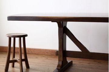 中古　柏木工ウィルダネス特大ダイニングテーブル(定価24万円)