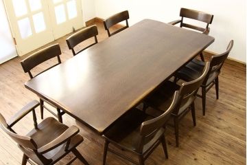 中古　柏木工ウィルダネス特大ダイニングテーブル(定価24万円)