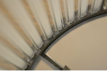 アンティーク　古い洋館の吊り下げガラス照明