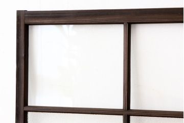 アンティーク　固定式のガラス窓1枚(フィックス窓、はめ殺し窓)