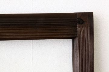 アンティーク　固定式のガラス窓1枚(フィックス窓、はめ殺し窓)